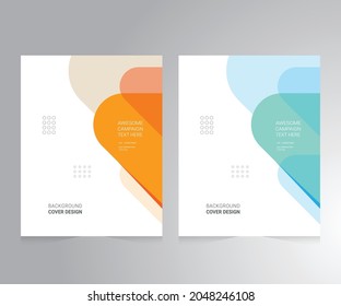 Cover Design For Annual Report And Business Catalog, Magazine, Flyer Or Booklet. Brochure Template Layout. A4 Cover Vector EPS-10