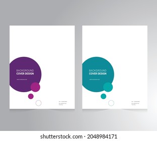 Cover design for annual report and business catalog, magazine, flyer or booklet. Brochure template layout. A4 cover vector EPS-10