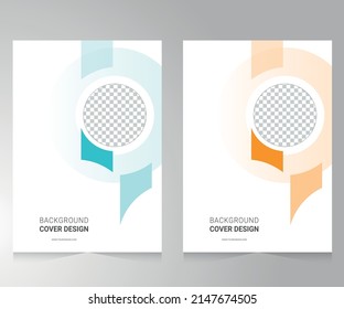 Cover design for annual report and business catalog, magazine, flyer or booklet. Brochure template layout. A4 cover vector EPS-10