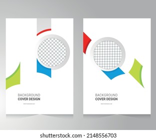 Cover design for annual report and business catalog, magazine, flyer or booklet. Brochure template layout. A4 cover vector EPS-10