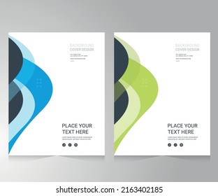 Cover design for annual report and business catalog, magazine, flyer or booklet. Brochure template layout. A4 cover vector EPS-10