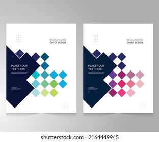 Cover design for annual report and business catalog, magazine, flyer or booklet. Brochure template layout. A4 cover vector EPS-10