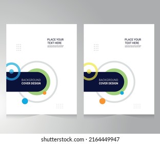 Cover design for annual report and business catalog, magazine, flyer or booklet. Brochure template layout. A4 cover vector EPS-10