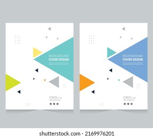 Cover design for annual report and business catalog, magazine, flyer or booklet. Brochure template layout. A4 cover vector EPS-10