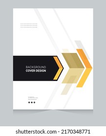 Cover design for annual report and business catalog, magazine, flyer or booklet. Brochure template layout. A4 cover vector EPS-10