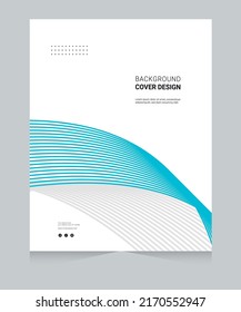 Cover design for annual report and business catalog, magazine, flyer or booklet. Brochure template layout. A4 cover vector EPS-10