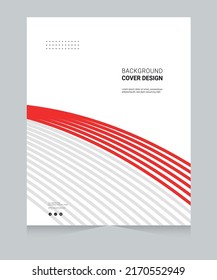 Cover design for annual report and business catalog, magazine, flyer or booklet. Brochure template layout. A4 cover vector EPS-10