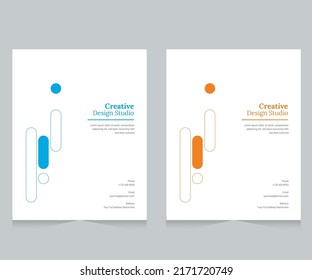 Cover design for annual report and business catalog, magazine, flyer or booklet. Brochure template layout. A4 cover vector EPS-10