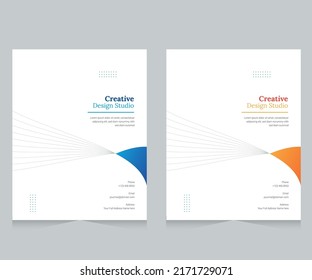 Cover design for annual report and business catalog, magazine, flyer or booklet. Brochure template layout. A4 cover vector EPS-10