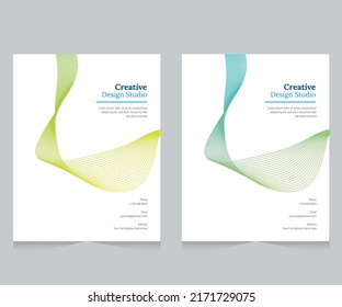 Cover design for annual report and business catalog, magazine, flyer or booklet. Brochure template layout. A4 cover vector EPS-10