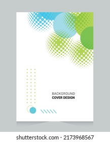 Cover design for annual report and business catalog, magazine, flyer or booklet. Brochure template layout. A4 cover vector EPS-10