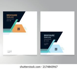 Cover design for annual report and business catalog, magazine, flyer or booklet. Brochure template layout. A4 cover vector EPS-10