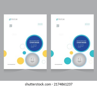 Cover design for annual report and business catalog, magazine, flyer or booklet. Brochure template layout. A4 cover vector EPS-10