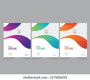 Cover design for annual report and business catalog, magazine, flyer or booklet. Brochure template layout. A4 cover vector EPS-10