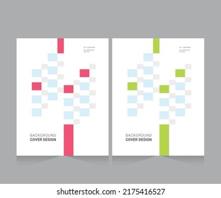 Cover design for annual report and business catalog, magazine, flyer or booklet. Brochure template layout. A4 cover vector EPS-10
