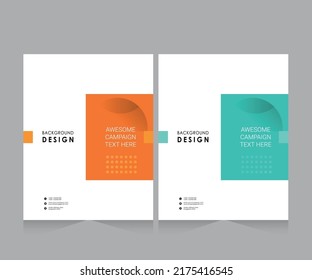 Cover design for annual report and business catalog, magazine, flyer or booklet. Brochure template layout. A4 cover vector EPS-10