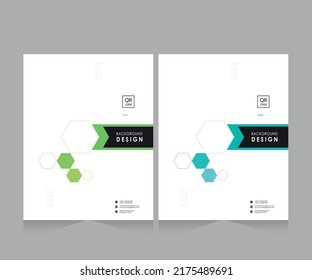 Cover design for annual report and business catalog, magazine, flyer or booklet. Brochure template layout. A4 cover vector EPS-10