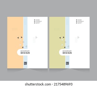 Cover design for annual report and business catalog, magazine, flyer or booklet. Brochure template layout. A4 cover vector EPS-10