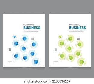 Cover design for annual report and business catalog, magazine, flyer or booklet. Brochure template layout. A4 cover vector EPS-10