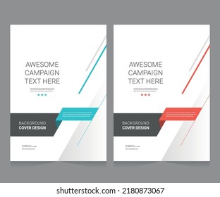 Cover design for annual report and business catalog, magazine, flyer or booklet. Brochure template layout. A4 cover vector EPS-10