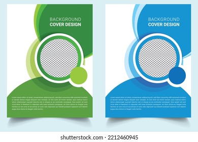 Cover design for annual report and business catalog, magazine, flyer or booklet. Brochure template layout