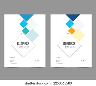 Cover design for annual report and business catalog, magazine, flyer or booklet. Brochure template layout. A4 cover vector EPS-1