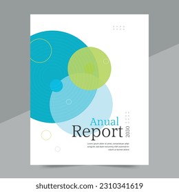 Cover design for annual report and business catalog, magazine, flyer or booklet. Brochure template layout. A4 cover vector EPS-10
