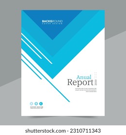 Cover design for annual report and business catalog, magazine, flyer or booklet. Brochure template layout. A4 cover vector EPS-10