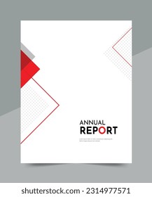 Cover design for annual report and business catalog, magazine, flyer or booklet. Brochure template layout. A4 cover vector EPS-10