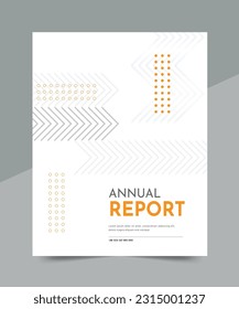 Cover design for annual report and business catalog, magazine, flyer or booklet. Brochure template layout. A4 cover vector EPS-10