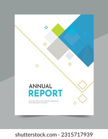 Cover design for annual report and business catalog, magazine, flyer or booklet. Brochure template layout. A4 cover vector EPS-10