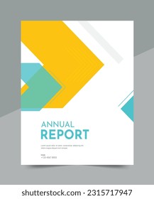 Cover design for annual report and business catalog, magazine, flyer or booklet. Brochure template layout. A4 cover vector EPS-10