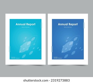 Cover design for annual report and business catalog, magazine, flyer or booklet. Brochure template layout. A4 cover vector EPS-10