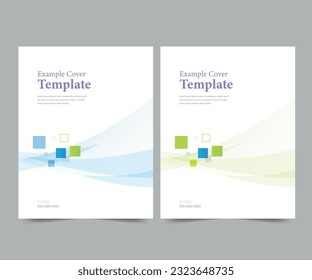 Cover design for annual report and business catalog, magazine, flyer or booklet. Brochure template layout. A4 cover vector EPS-10