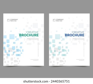 Cover design for annual report and business catalog, magazine, flyer or booklet. Brochure template layout. A4 cover vector EPS-10