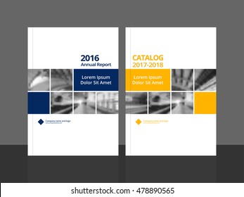 Cover Design For Annual Report And Business Catalog, Magazine, Flyer Or Booklet. Brochure Template Layout. A4 Cover Vector EPS-10 Sample Image With Gradient Mesh.