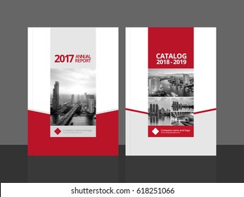 Cover Design For Annual Report And Business Catalog, Magazine, Flyer Or Booklet. Brochure Template Layout. A4 Cover Vector EPS-10 Sample Image With Gradient Mesh.