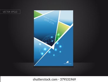 Cover Design. Annual Report. Catalog. Modern. Template. Vector