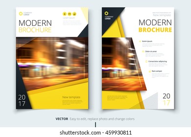 Cover design annual report catalog magazine book brochure booklet flyer, Corporate business presentation template A4 size, Flat creative background in bright colors. Vector
