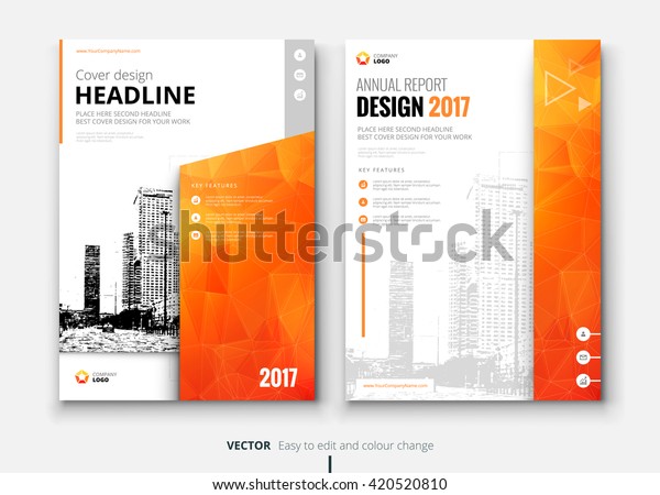 Cover Design Fur Geschaftsbericht Katalog Oder Stock Vektorgrafik Lizenzfrei