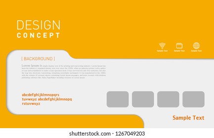 Cover design. Annual report layout. Brochure, catalog. Business vector template. Simple Flyer promotion. magazine, Presentation cover. Abstract Vector illustration.