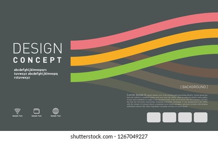 Cover design. Annual report layout. Brochure, catalog. Business vector template. Simple Flyer promotion. magazine, Presentation cover. Abstract Vector illustration.
