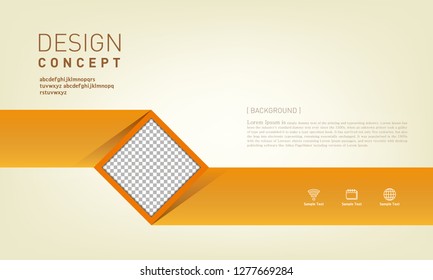 Cover design. Annual report layout. Brochure, catalog. Business vector template. Simple Flyer promotion. magazine, Presentation cover. Abstract Vector illustration.
