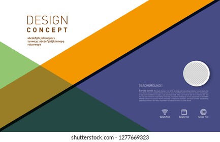Cover design. Annual report layout. Brochure, catalog. Business vector template. Simple Flyer promotion. magazine, Presentation cover. Abstract Vector illustration.