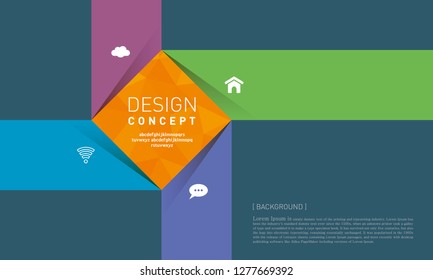 Cover design. Annual report layout. Brochure, catalog. Business vector template. Simple Flyer promotion. magazine, Presentation cover. Abstract Vector illustration.