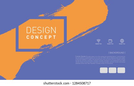Cover design. Annual report layout. Brochure, catalog. Business vector template. Simple Flyer promotion. magazine, Presentation cover. Abstract Vector illustration.