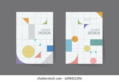 cover design. Annual report layout. Brochure, catalog. Business vector template. Simple Flyer promotion. magazine, Banner. Design Elements. Abstract Vector illustration.