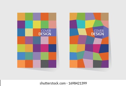 diseño de portada. Presentación anual del informe. Folleto, catálogo. Plantilla de vector de negocio. Promoción Simple Flyer. revista, cartel. Elementos de diseño. Ilustración del vector abstracto.