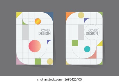 cover design. Annual report layout. Brochure, catalog. Business vector template. Simple Flyer promotion. magazine, Banner. Design Elements. Abstract Vector illustration.