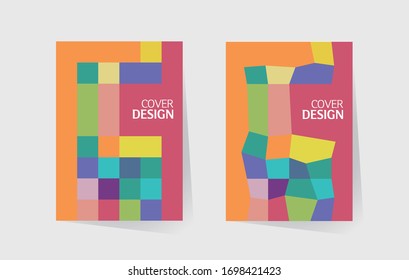 cover design. Annual report layout. Brochure, catalog. Business vector template. Simple Flyer promotion. magazine, Banner. Design Elements. Abstract Vector illustration.